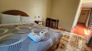 Llit o llits en una habitació de Puri