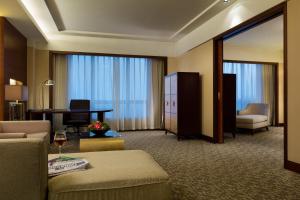 A seating area at Ramada Beijing North