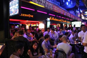 
A restaurant or other place to eat at D Varee Xpress Pula Silom, Bangkok
