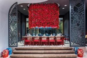 A seating area at Delphin BE Grand Resort