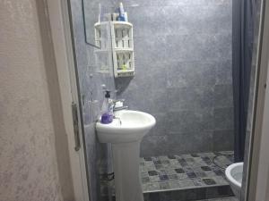 a bathroom with a sink and a shower at Star Zvartnots Hotel in Pʼarakʼar +17 photos