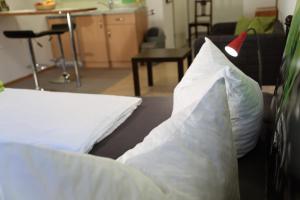 Ένα ή περισσότερα κρεβάτια σε δωμάτιο στο Pro's Apartment