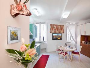 Zona de estar de Navona Open Space Apartments