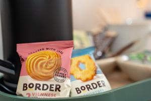 two boxes of donuts are sitting on a table at Wee Sleep Ireland in Derry Londonderry