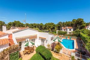 an aerial view of a house with a swimming pool at Villa Tamyan by Villa Plus in Son Parc