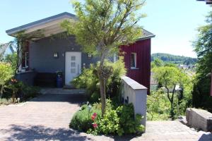 a small house with a tree in front of it at Paula in Bitz