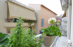 A garden outside Phaedra Apartment