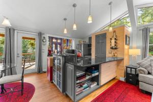 a kitchen with a counter top in a room at 826 Wilson Road in Highlands