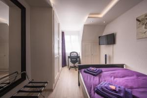 TV a/nebo společenská místnost v ubytování Max Aviation Villa & Apartments