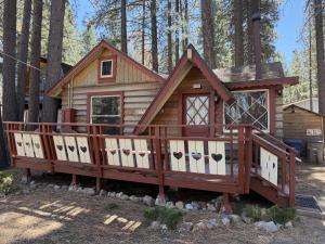 a tiny house in the woods on display at Near the Slopes - Big Bear Mountain getaway in Big Bear Lake