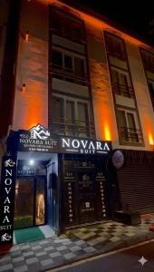 a novara store on the side of a building at Bolu novara suit in Bolu