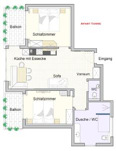 A planta de Alps Tux