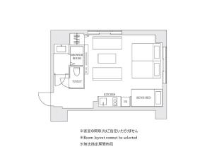 a floor plan of a modern house at MIMARU Tokyo Nihombashi Suitengumae in Tokyo +32 photos