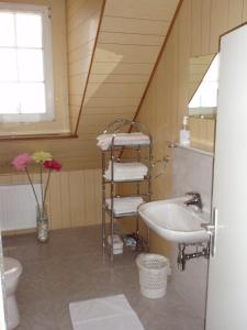 Phòng tắm tại Ferienhaus Strasswirt