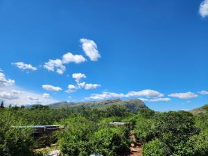 a view of the mountains from the top at Hartbeest Bush Stay #26 in Kosmos