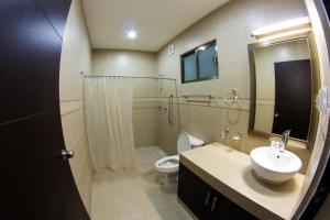 Koupelna v ubytování Hotel & Suites Domani