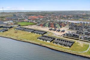 an aerial view of a resort next to the water at 746-Hvide-Sande-Slusen-46 in Hvide Sande