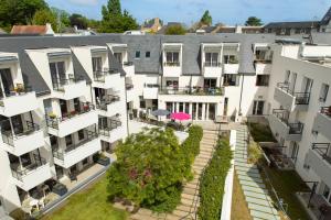 an aerial view of an apartment complex at Résidence de Perros-Guirec in Perros-Guirec +7 photos