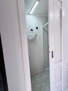 a bathroom with a shower and a sink at Villa Artemide - Ospitalità nel Borgo in Marsico Vetere +12 photos