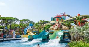 a water slide at a water park at Camping Union Lido in Cavallino-Treporti +96 photos