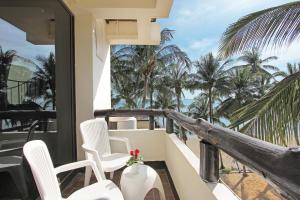 Balkón nebo terasa v ubytování Rayong Chalet Resort