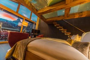 Hotel Bellerive房間的床