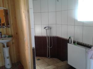 Koupelna v ubytování Sadyba Hatynka