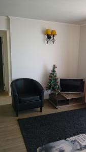 Χώρος καθιστικού στο Pamela Apartment