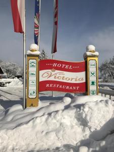 
Hotel Victoria im Winter
