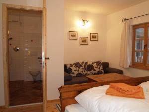 Posteľ alebo postele v izbe v ubytovaní Apartments Stegmühle