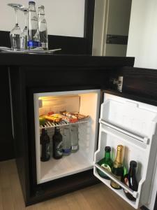 Kuchyň nebo kuchyňský kout v ubytování Tandem Hotel