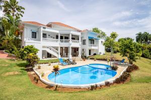 an image of a house with a swimming pool at Private Pool Villa - BBQ - Washer in Sosúa