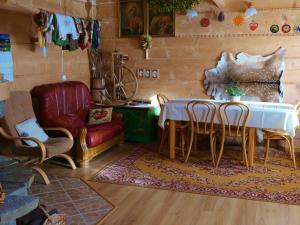 Posezení v ubytování Dom z widokiem na Tatry