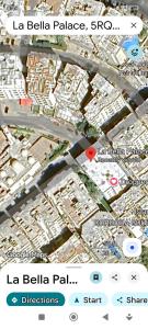 a screenshot of a map of a city at CoCo Nest Cozy Modern Studio Near Mamsha Beach & Airport in Hurghada