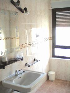 Ванная комната в Hostal Carazo