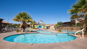 a pool at a resort with a water park at Red Sand Hideaway #119 home in Santa Clara