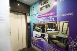 a exhibit of a best buy sign in a store at Hotel best buy in Kolkata +18 photos