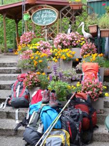 Taman di luar Frühstückspension Irmer