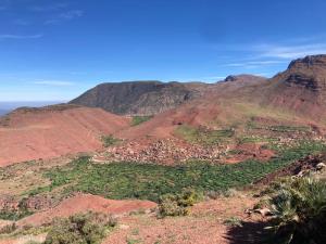 a view from the top of a mountain at Chez Malika in Oulad el Guern