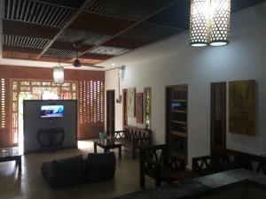 TV a/nebo společenská místnost v ubytování New Ubud Hostel
