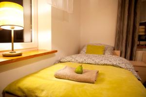 Posteľ alebo postele v izbe v ubytovaní Apartament Bukowe Wzgórze