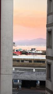 a view from a building with a view of a harbor at Ribeira Penélope in Ribeira