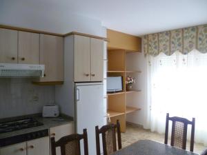 Kuchyň nebo kuchyňský kout v ubytování Apartamentos Solmar