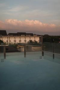 a view of a building from the top of a roof at Surf Motel Canggu in Canggu