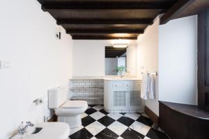 Ett badrum på Casa Espiritu Santo