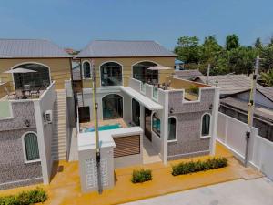 an aerial view of a house at An An Pool Villa in Nong Prue