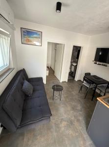 a living room with a couch and a table at Apartment Zart 1 in Dekani