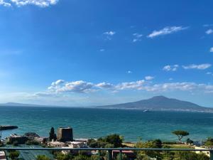 a view of the ocean from a balcony at Seventy Steps in Vico Equense