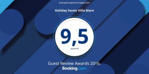 Certifikát, hodnocení, plakát nebo jiný dokument vystavený v ubytování Holiday home Villa Mare