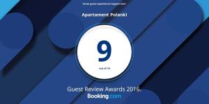 Certifikát, ocenenie alebo iný dokument vystavený v ubytovaní Apartament z basenem Polanki